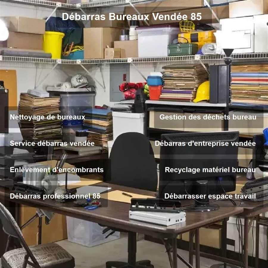 Debarras bureaux vendee 86