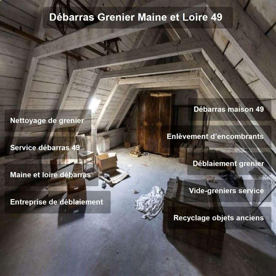 Debarras grenier maine et loire 49