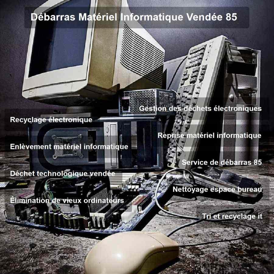 Debarras materiel informatique vendee 85