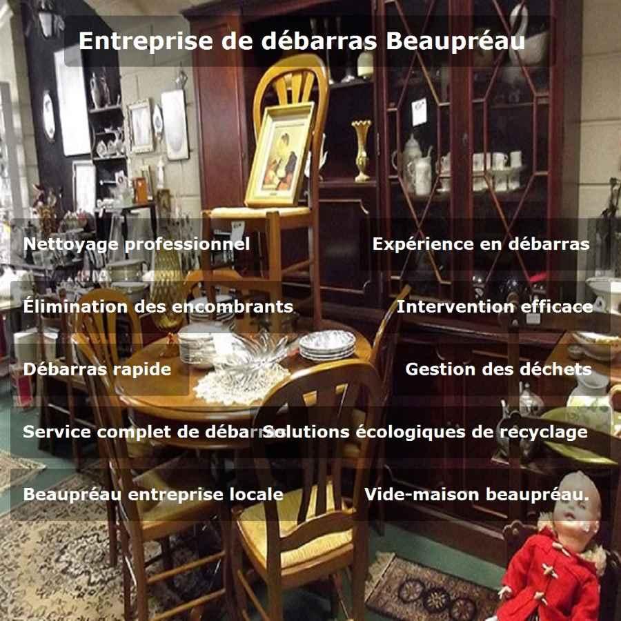 Entreprise de debarras beaupreau en mauches